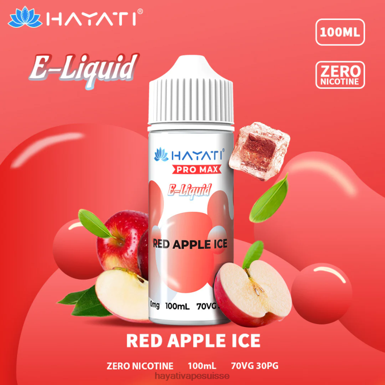 glace à la pomme rouge