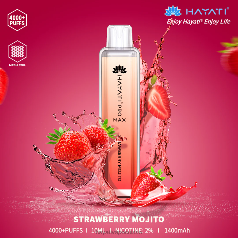 mojito à la fraise