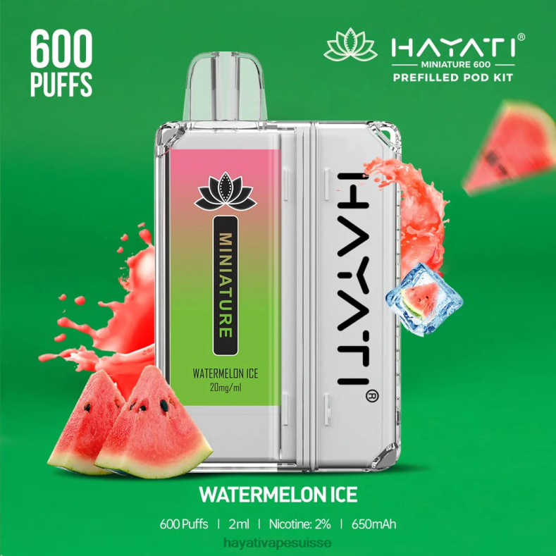 Hayati Miniature 600 kits de dosettes glace à la pastèque - Hayati store Suisse 2ND0X50
