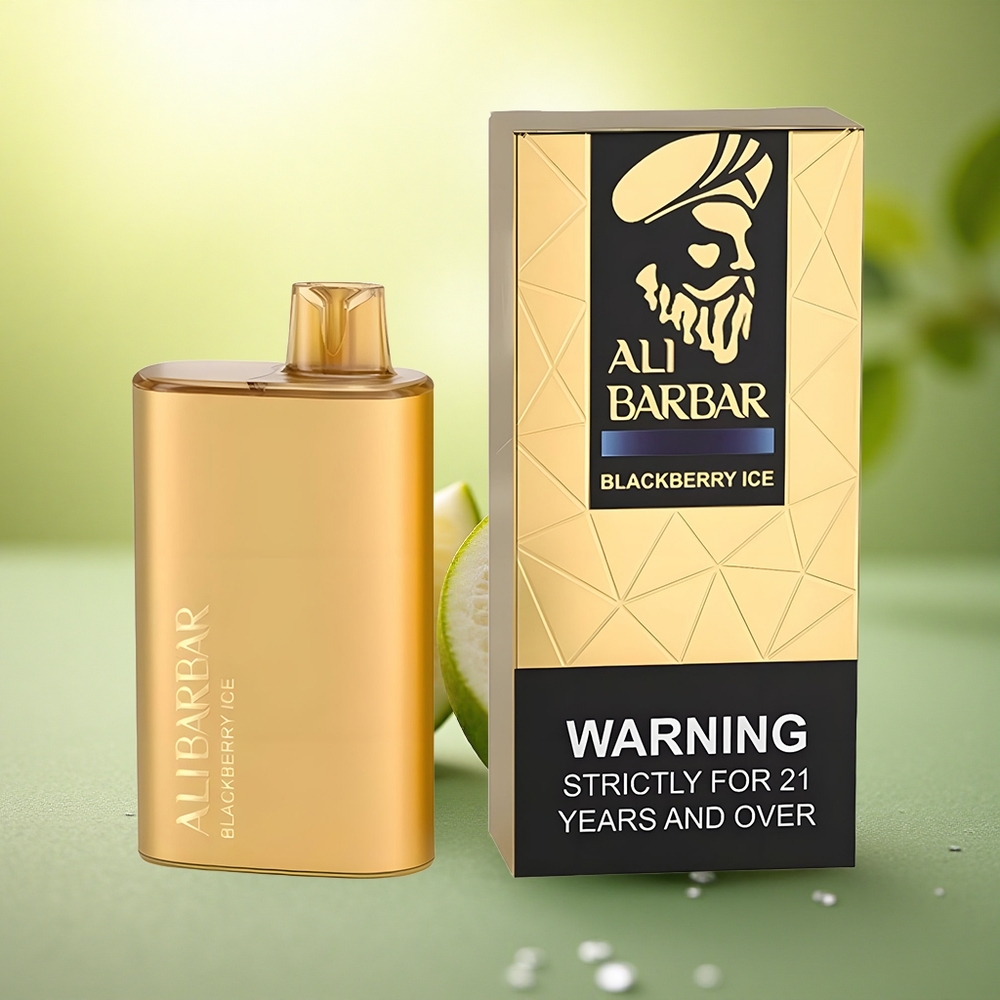 Alibarbar Rich 8000 Puffs Baie Noire Glace 20ml 2000mAh