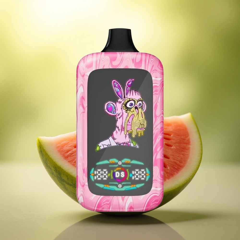 Fumot Digital Monkey 20000/40000 Puffs Fraise Pastèque Dual Mesh Coil 850 mAh Nicotine 5%