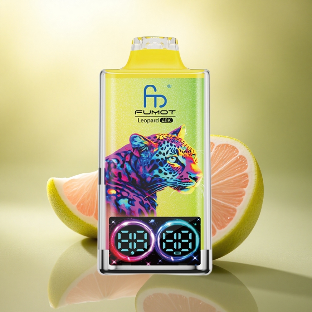 Fumot Leopard 40K Puffs Citronnade Rose 5% Nicotine Dual Mesh 700mAh