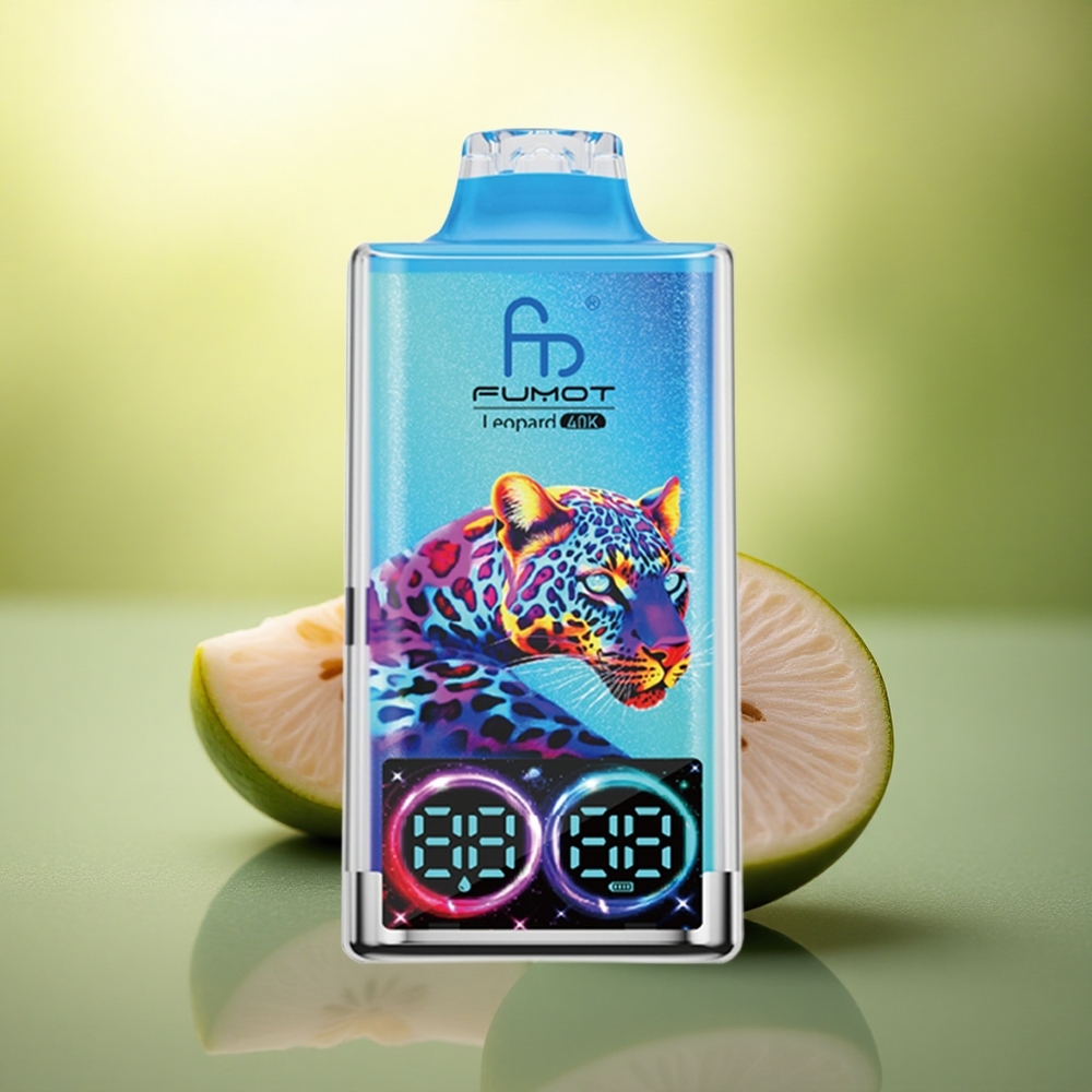 Fumot Leopard 40K Puffs Framboise Myrtille 5% Nicotine 700mAh Dual Mesh