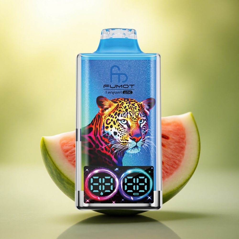 Fumot Leopard 40K Puffs Pastèque Bubblegum 5% Nicotine 700mAh Dual Mesh