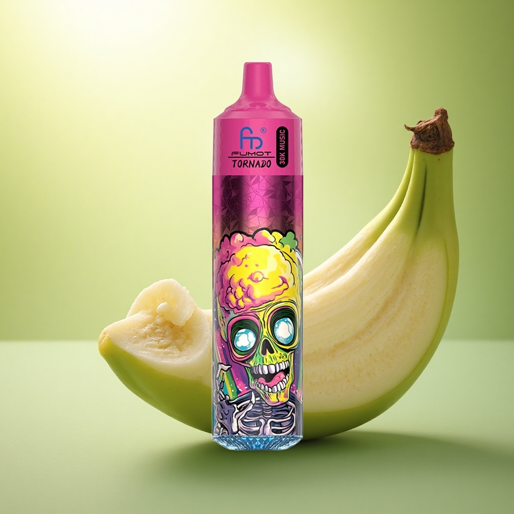Fumot Randm Tornado 30000 Puffs Glace à la Banane avec 30mL et 5% de nicotine