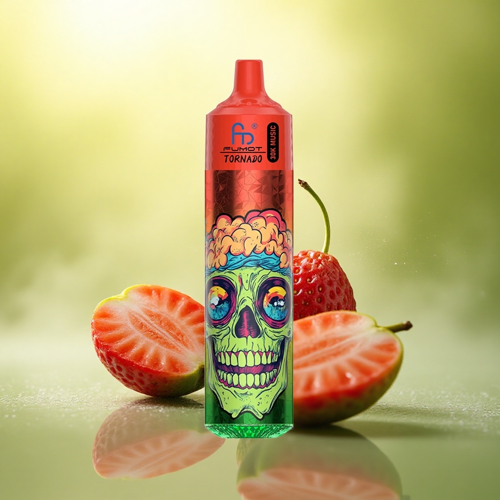 Fumot Randm Tornado 30000 Puffs Glace à la Fraise Baie avec 5% de nicotine et batterie 600mAh