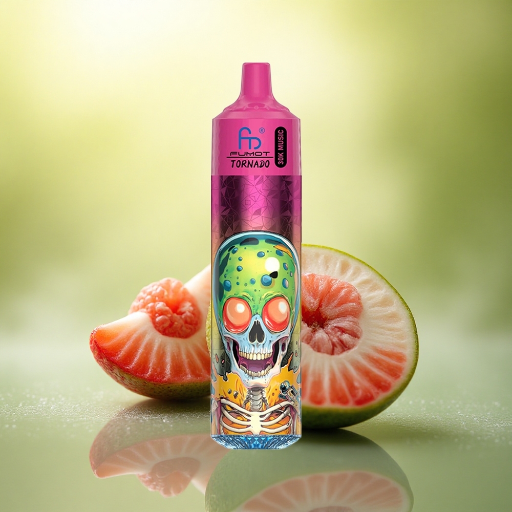 Fumot Randm Tornado 30000 Puffs Glace à la Myrtille, Fraise et Framboise avec Affichage LED et Batterie 600mAh