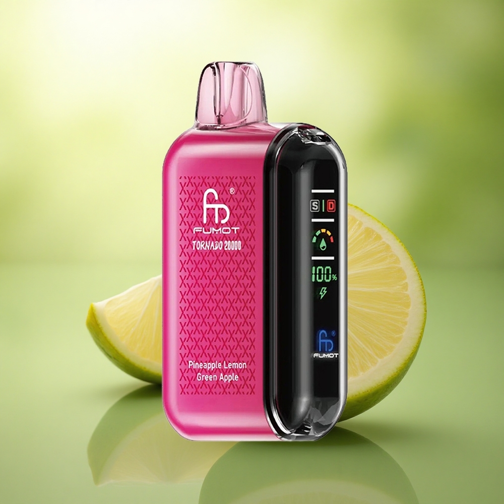 Fumot Tornado 20000 Puffs Ananas Citron Pomme Verte Dual Mesh 850mAh