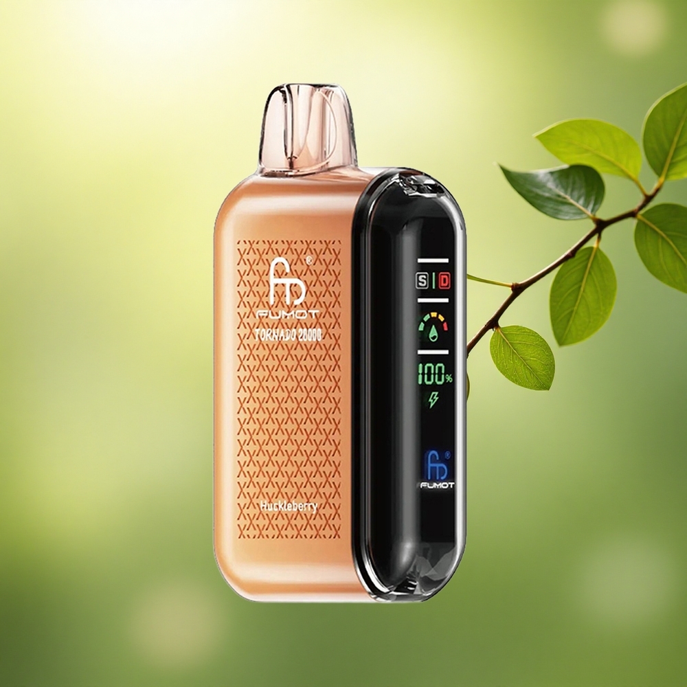 Fumot Tornado 20000 Puffs Bleuet Double Bobine Affichage Intelligent 850mAh