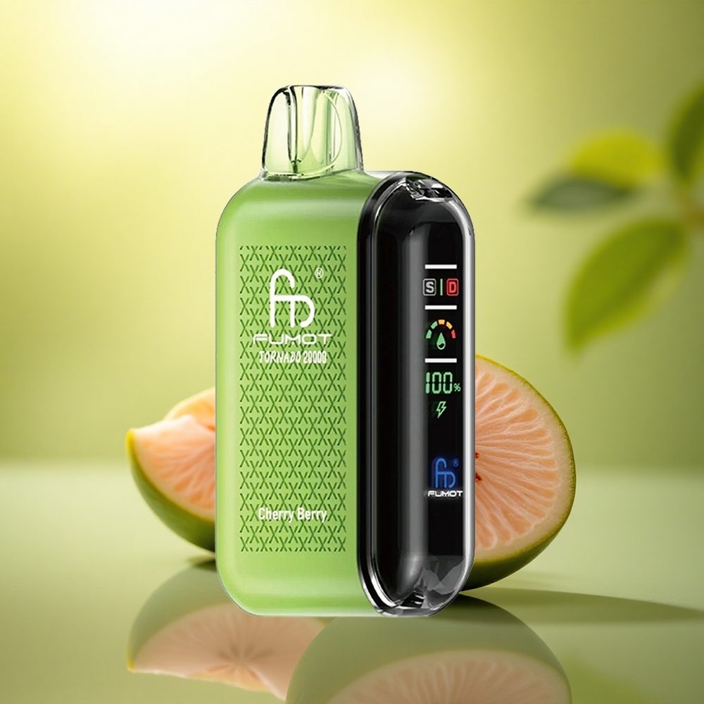 Fumot Tornado 20000 Puffs Cerise Baie Double Mesh 850mAh