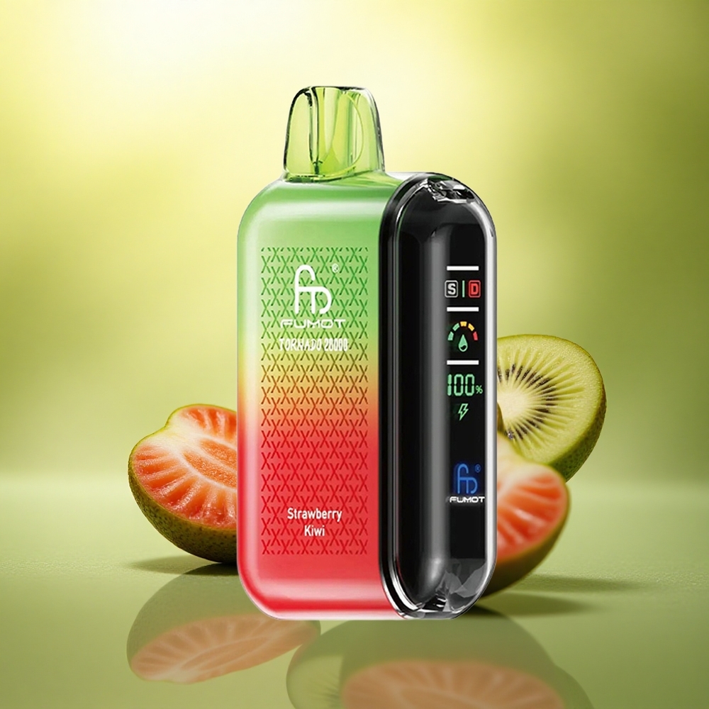 Fumot Tornado 20000 Puffs Fraise Kiwi Dual Mesh 850mAh