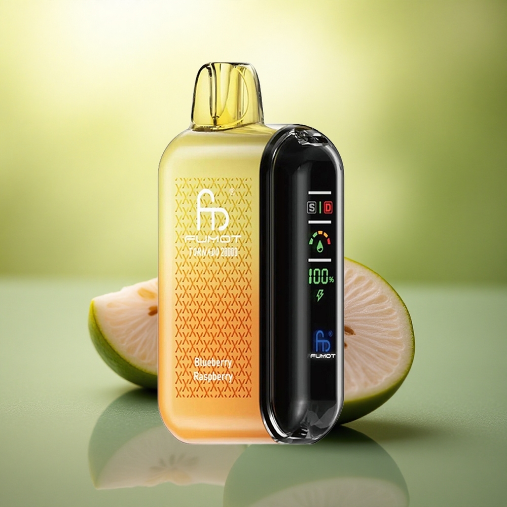 Fumot Tornado 20000 Puffs Framboise Myrtille Dual Mesh 850mAh