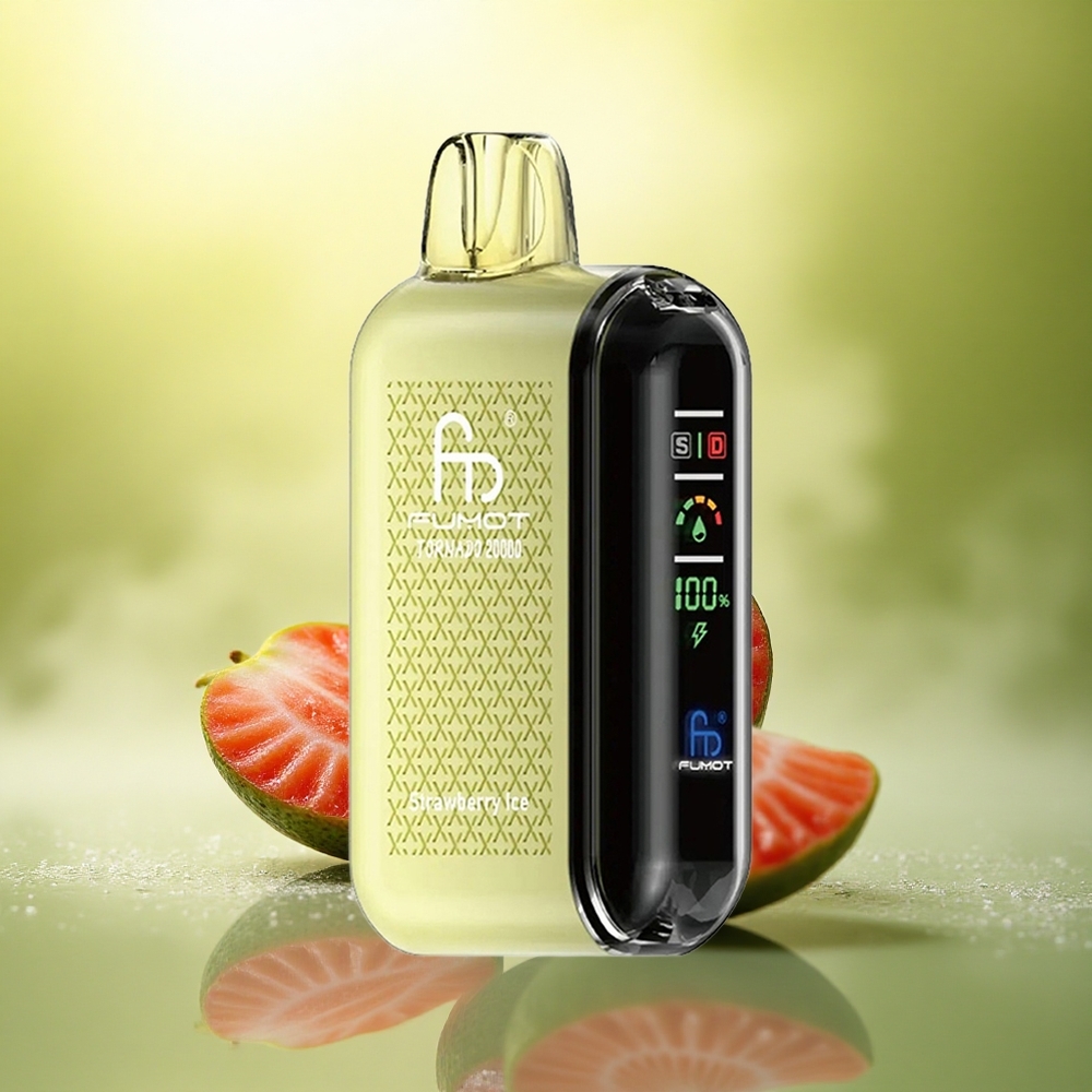 Fumot Tornado 20000 Puffs Glace à la Fraise Dual Mesh 20ml 850mAh