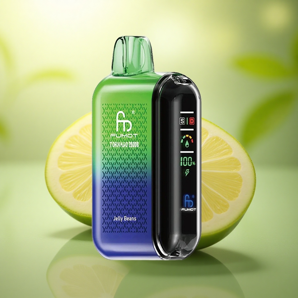 Fumot Tornado 20000 Puffs Haricots à la Gelée Dual Mesh Coil 850mAh