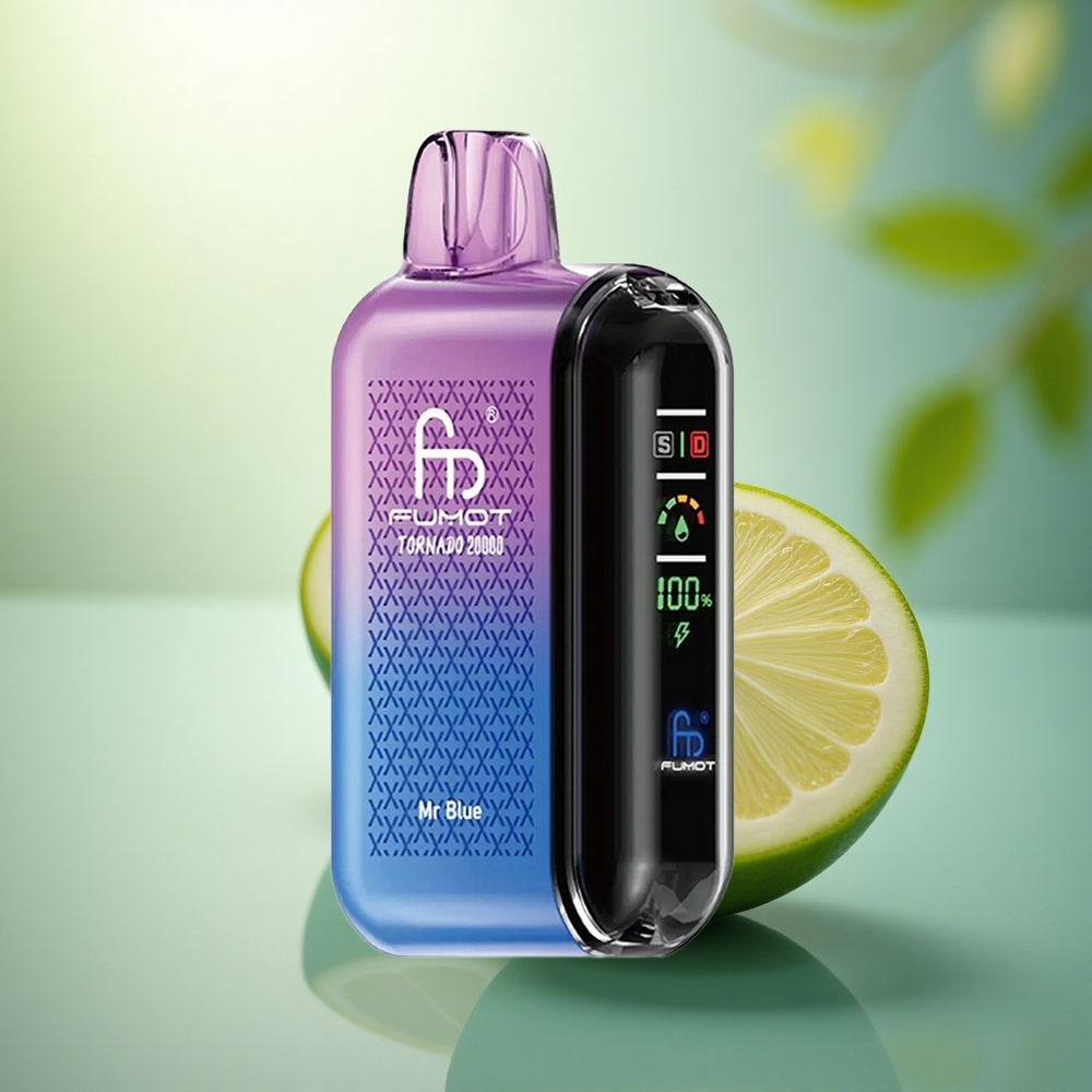 Fumot Tornado 20000 Puffs Monsieur Bleu Double Mesh 20ml 850mAh
