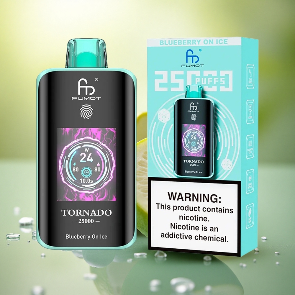 Fumot Tornado 25000 Puffs Myrtille Glacée 700mAh 20ml