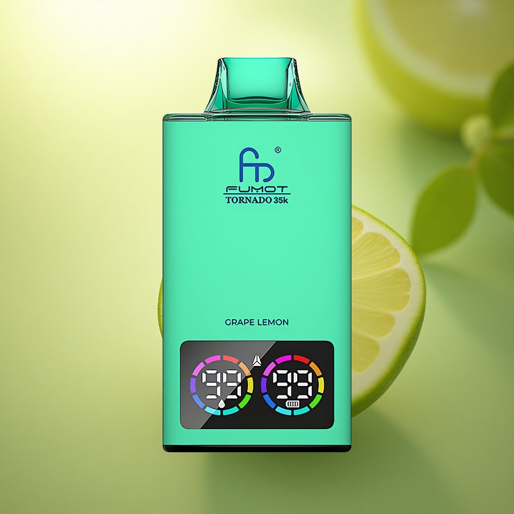 Fumot Tornado 35000 Puffs Citron Raisin Double Mesh 15ml 700mAh
