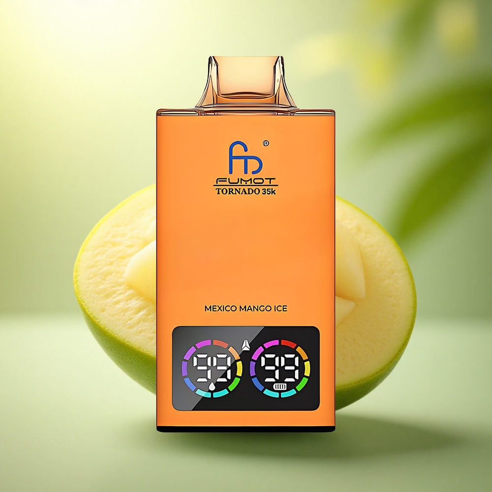 Fumot Tornado 35000 Puffs Glace Mangue Mexique avec Double Mesh et 700 mAh