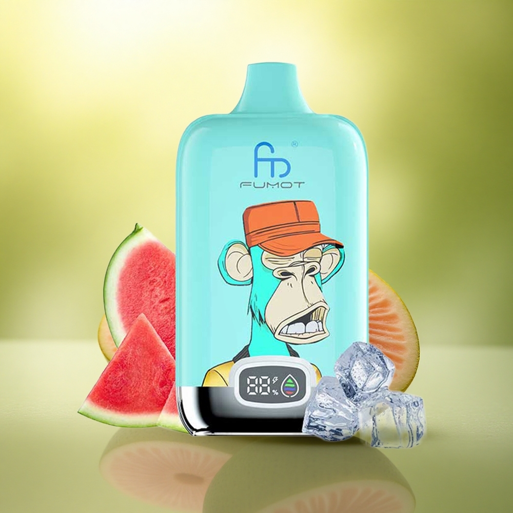 Fumot Tornado Digital Box 12000 Puffs Beignet Fraise 20ml 550mAh