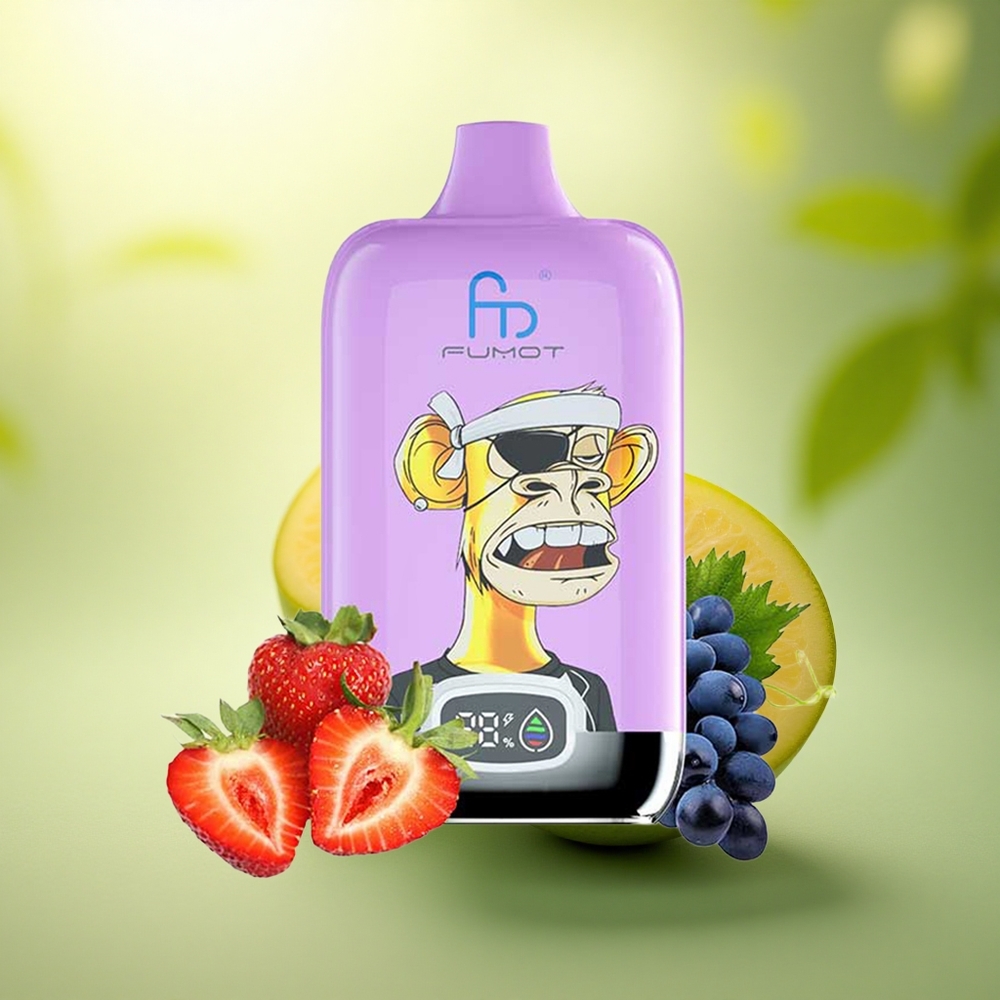 Fumot Tornado Digital Box 12000 Puffs Mangue Glacée 550mAh Mesh
