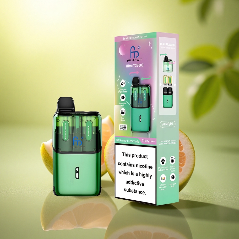 Fumot Ultra T32000 Puffs Blackcurrant Lemonade - Cherry Cola avec 20mg de nicotine et batterie 800mAh