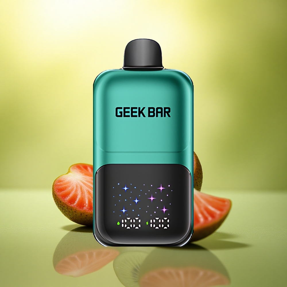 GEEK BAR 2GO 20ml 50000 Puffs Fraise & Kiwi 20mL 5% Nicotine Batterie Rechargeable