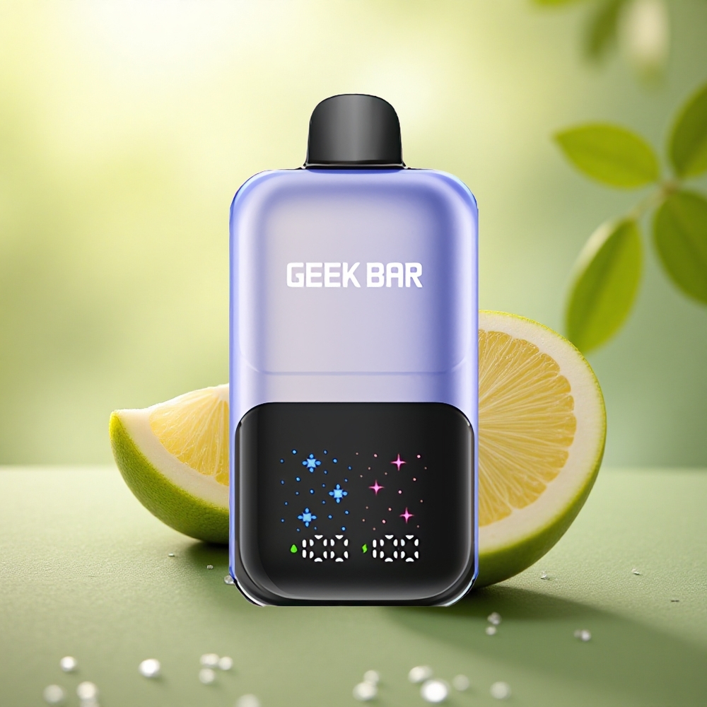 GEEK BAR 2GO 20ml 50000 Puffs Glace aux Baies Mixtes avec Écran Interactif et Batterie Rechargeable