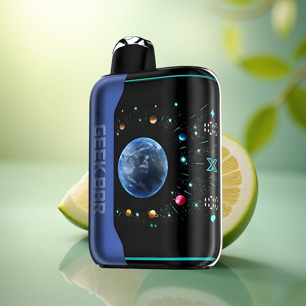 GEEK BAR Platinum Edition 25000 Puffs Glace Bleue Framboise avec 2% nicotine et recharge rapide USB-C