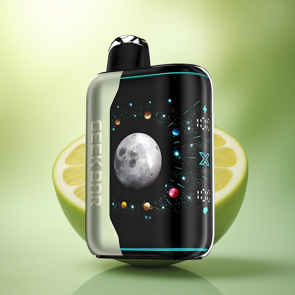 GEEK BAR Platinum Edition 25000 Puffs Menthe de Miami avec écran courbe 3D et 2% de nicotine