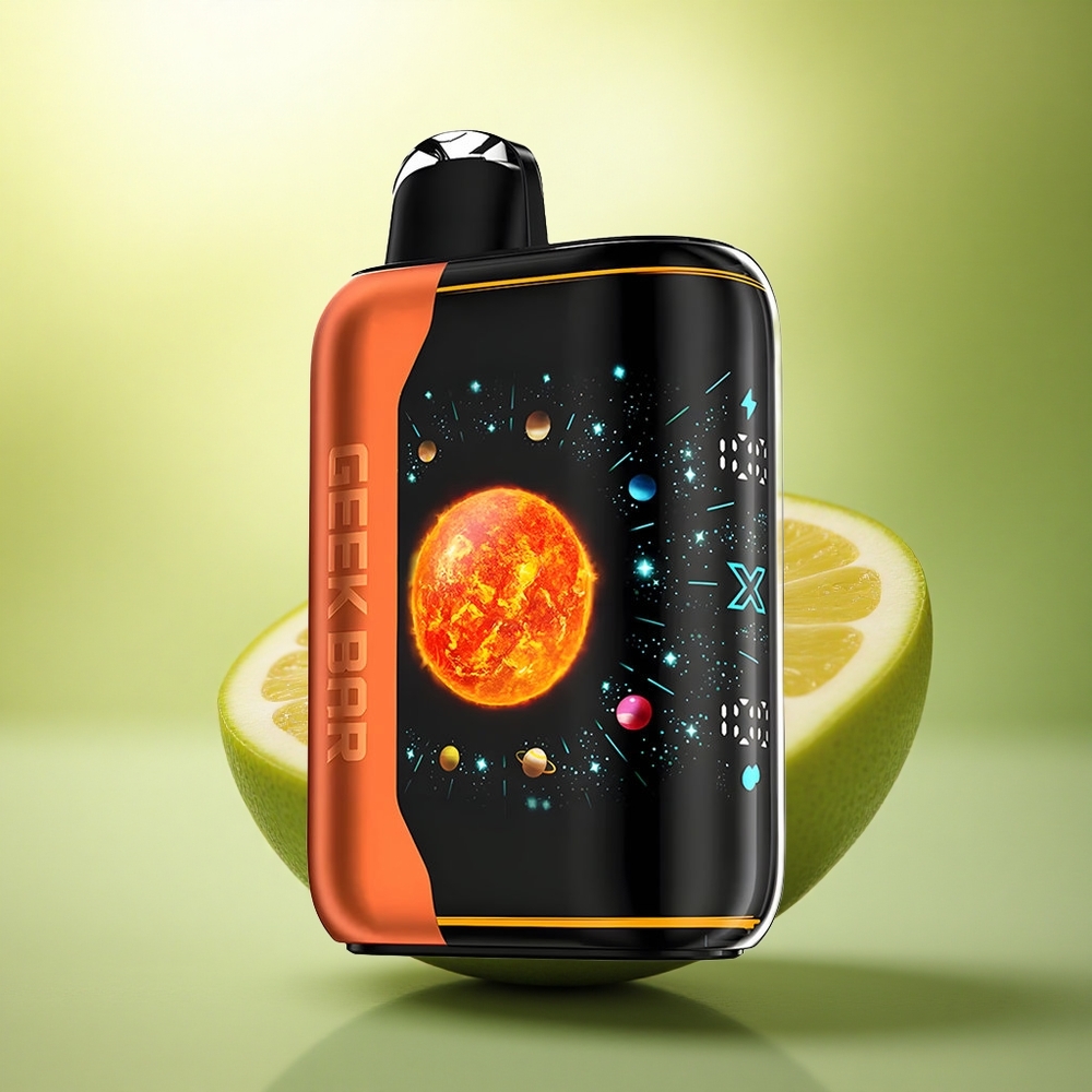 GEEK BAR Platinum Edition 25000 Puffs Punch Acier Platine avec 20mL d'E-Liquide et 2% de Nicotine
