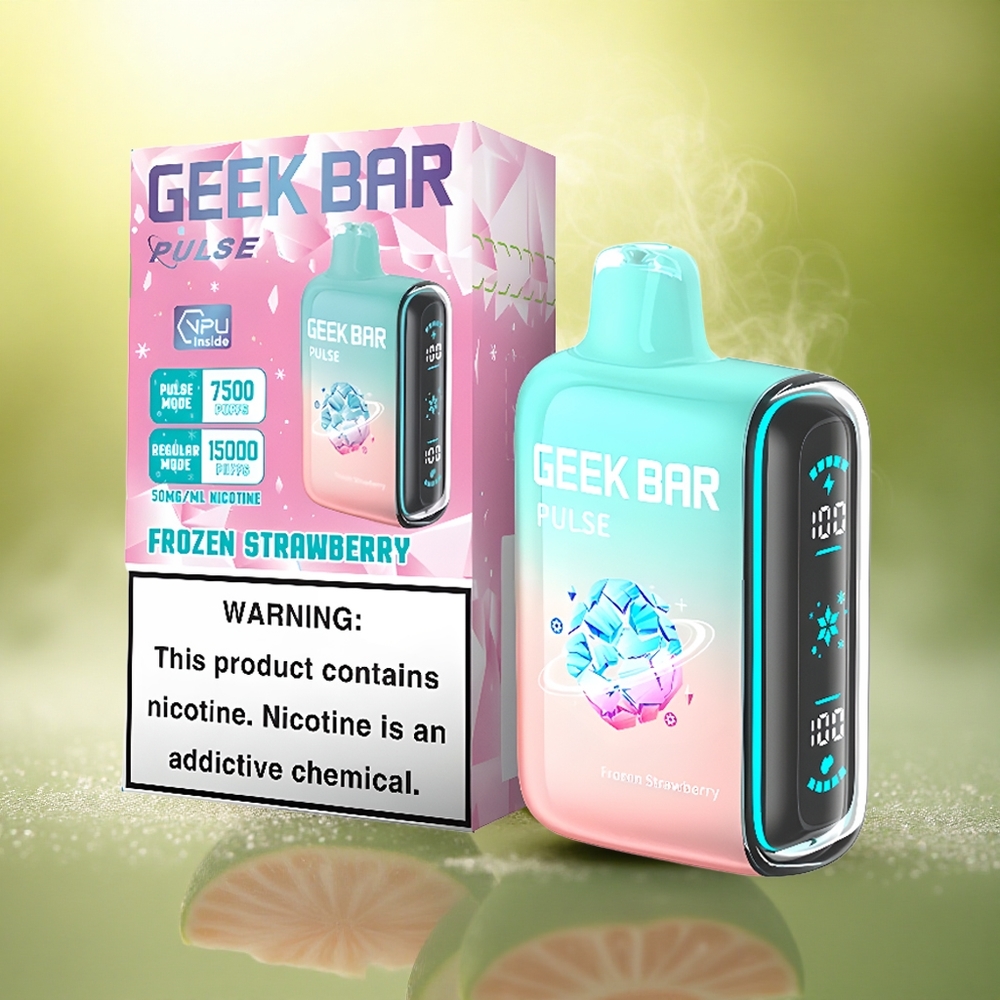 GEEK BAR Pulse 15000 Puffs Édition Glacée avec 16ML et 5% de nicotine