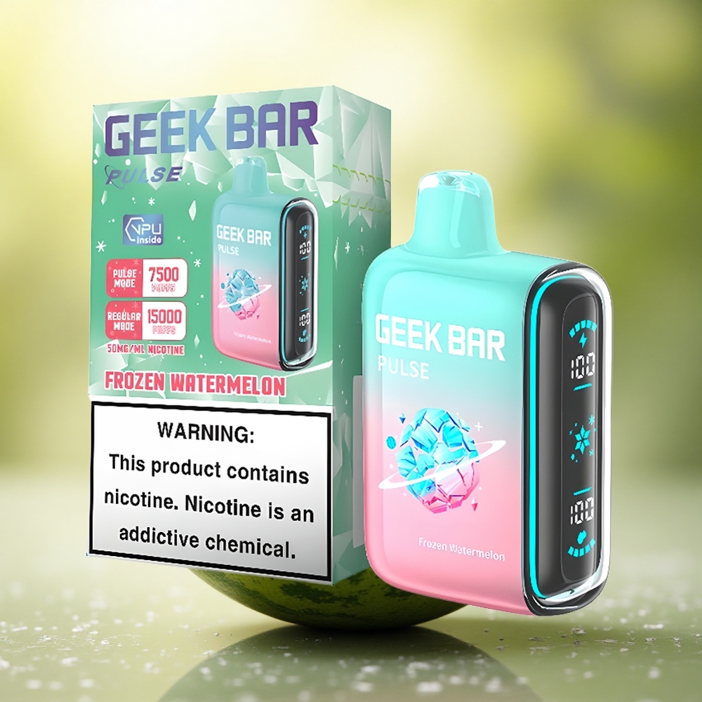 GEEK BAR Pulse 15000 Puffs Édition Glacée avec 16ML et 5% de nicotine