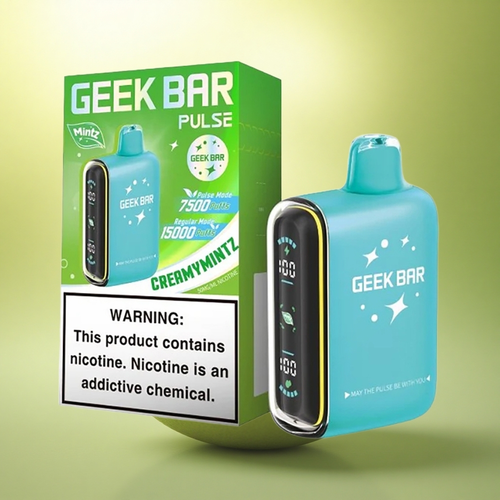 GEEK BAR Pulse 15000 Puffs Édition Mintz à 5% de nicotine avec 650 mAh