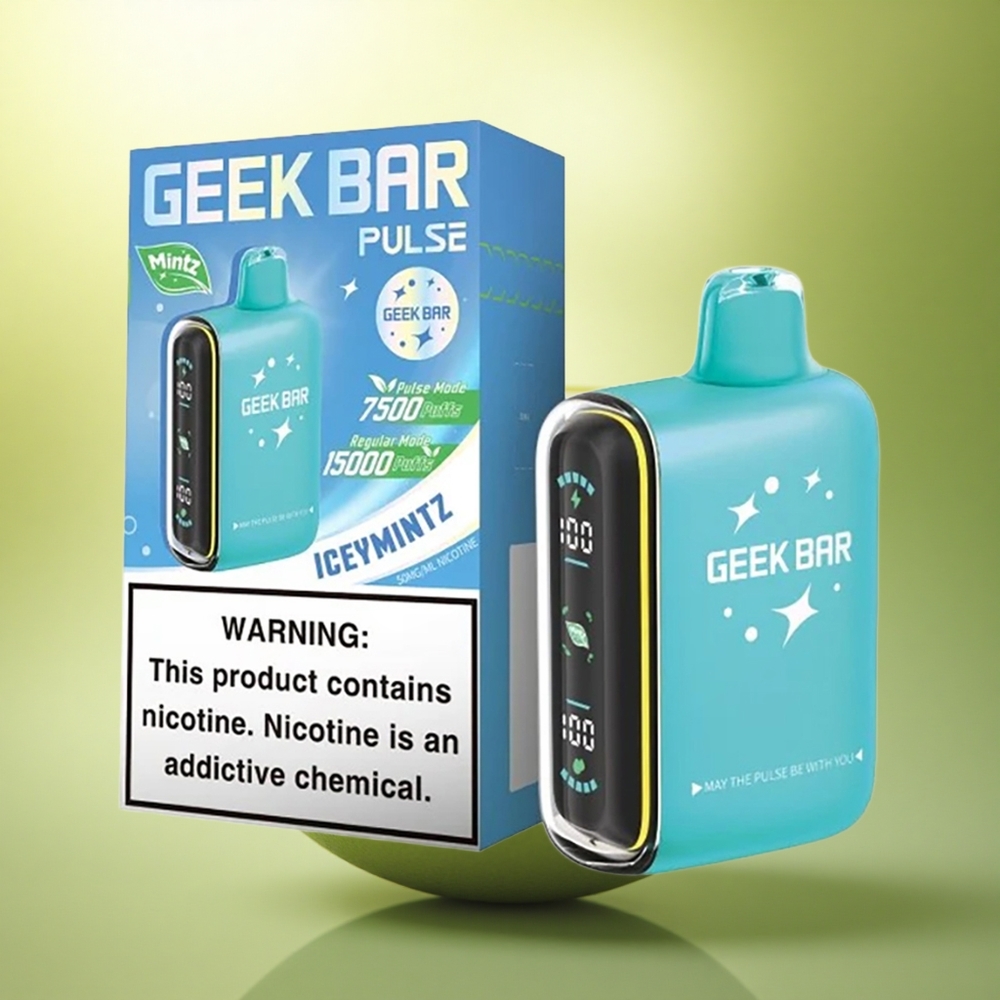 GEEK BAR Pulse 15000 Puffs Édition Mintz à 5% de nicotine avec 650 mAh