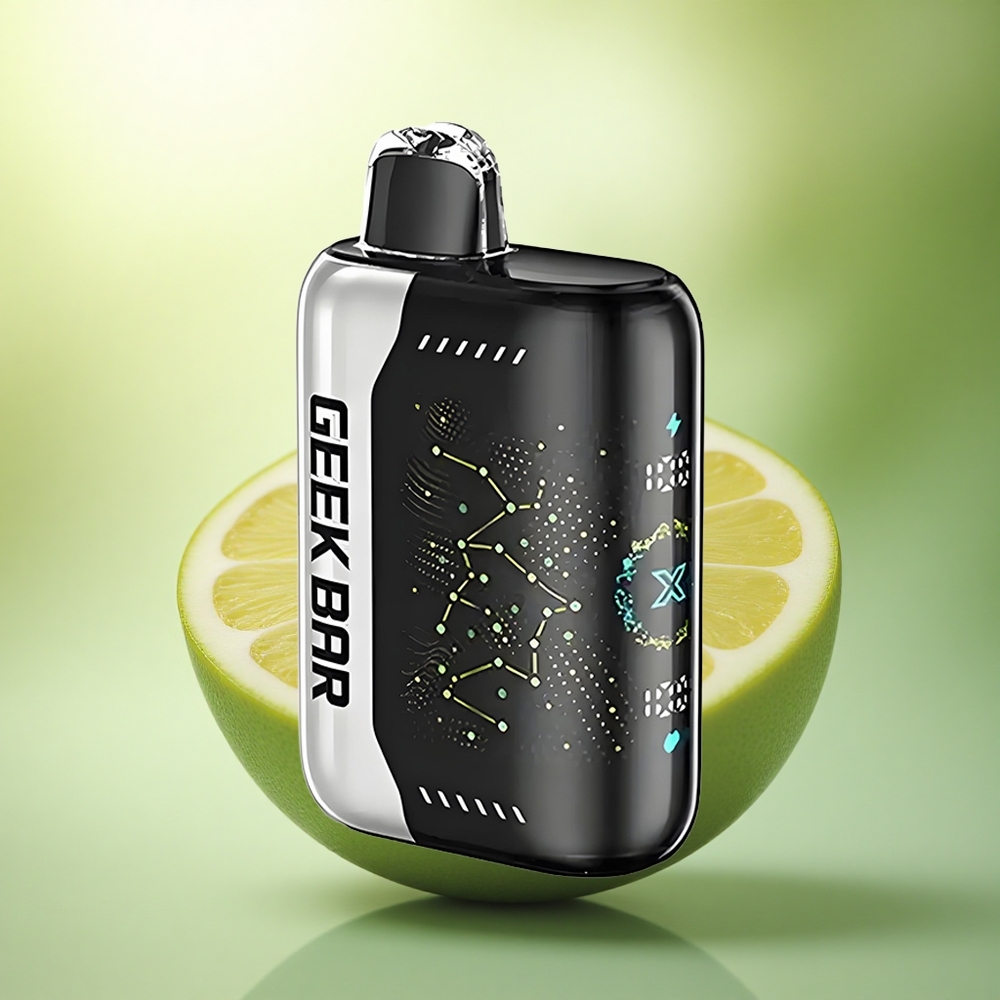 GEEK BAR Pulse X 25000 Puffs Zéro Nicotine avec 18mL d\'E-Liquide Prérempli et Écran Courbé 3D