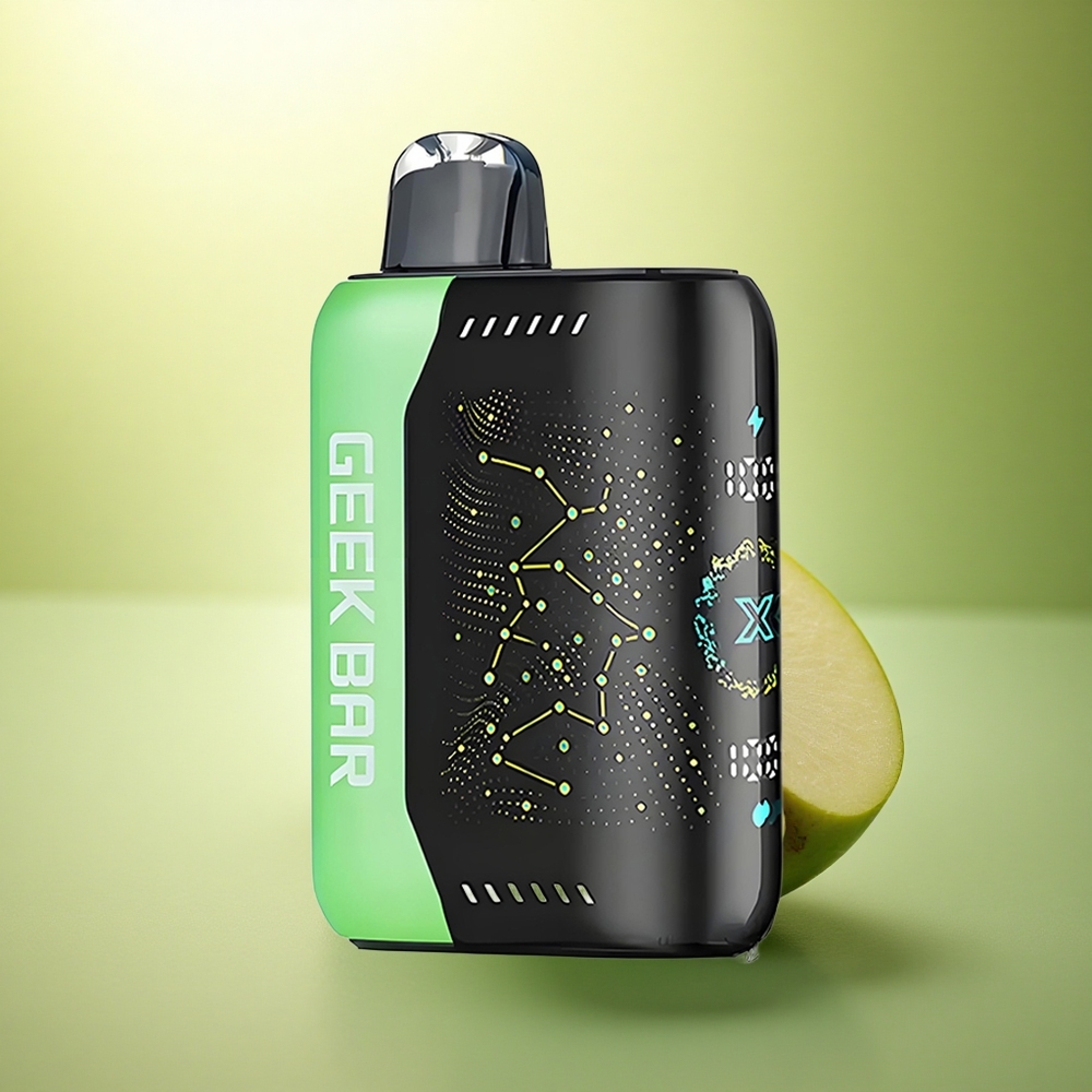 GEEK BAR Pulse X 25000 Puffs Zéro Nicotine avec 18mL d\'E-Liquide Prérempli et Écran Courbé 3D