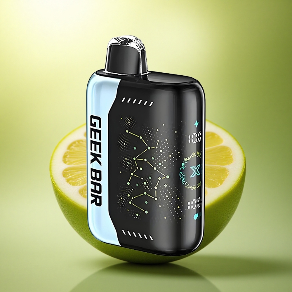GEEK BAR Pulse X 25000 Puffs Zéro Nicotine avec 18mL d\'E-Liquide Prérempli et Écran Courbé 3D