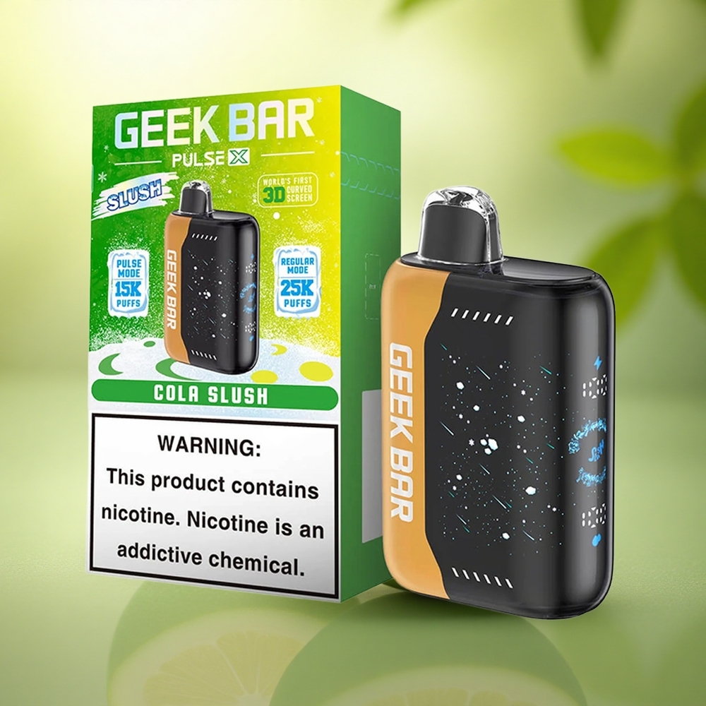 GEEK BAR Pulse X 25000 Puffs Édition Slush avec 18mL de e-liquide et 0-5% de nicotine