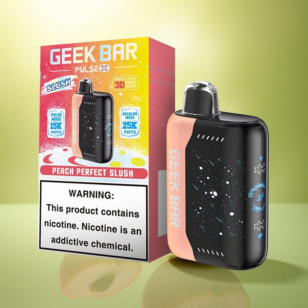GEEK BAR Pulse X 25000 Puffs Édition Slush avec 18mL de e-liquide et 0-5% de nicotine
