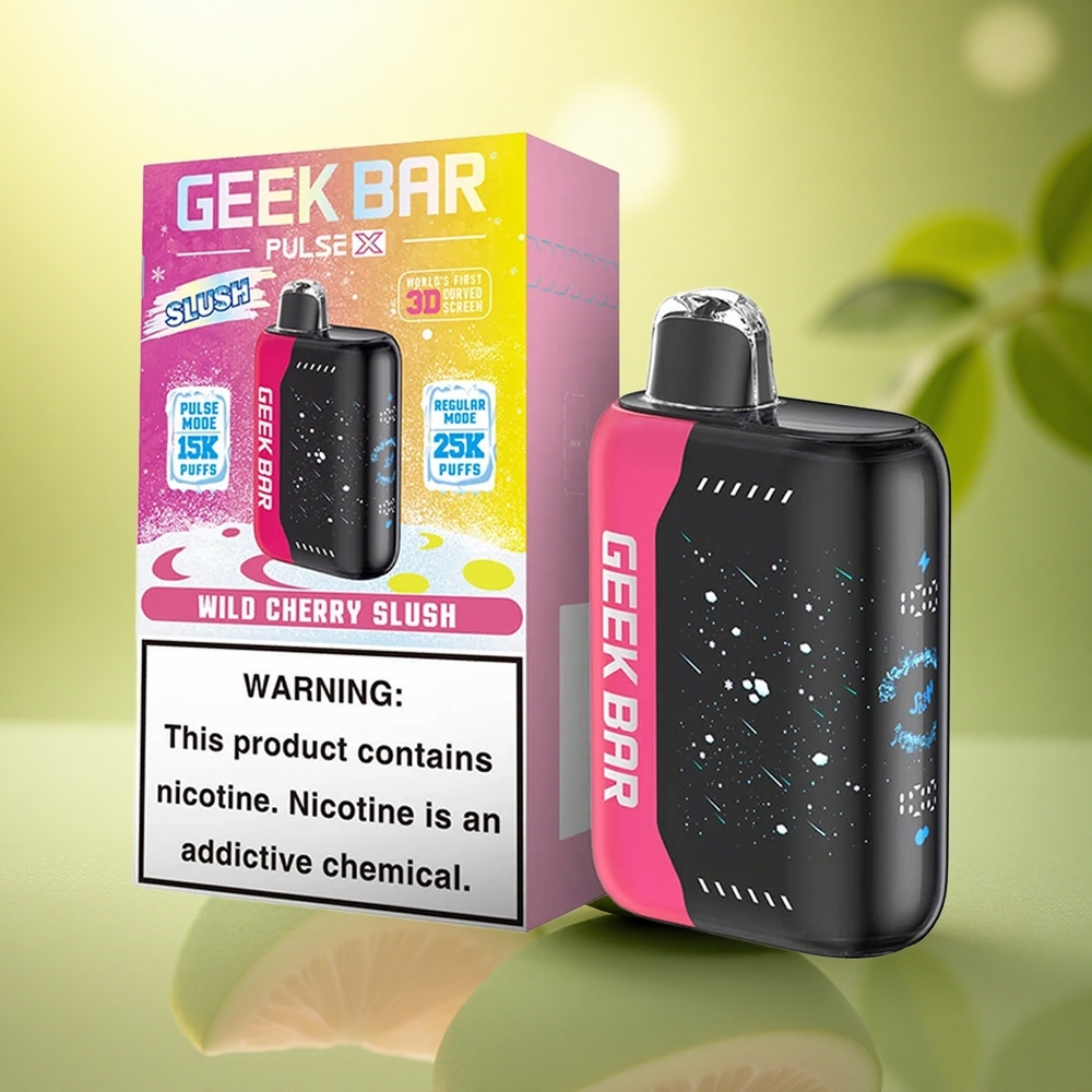 GEEK BAR Pulse X 25000 Puffs Édition Slush avec 18mL de e-liquide et 0-5% de nicotine
