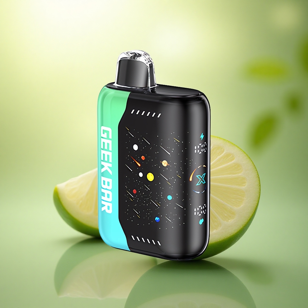 GEEK BAR Pulse X 42K Puffs Meteor Edition Atl Menthe Dual Mesh Coil 820mAh Écran Courbé