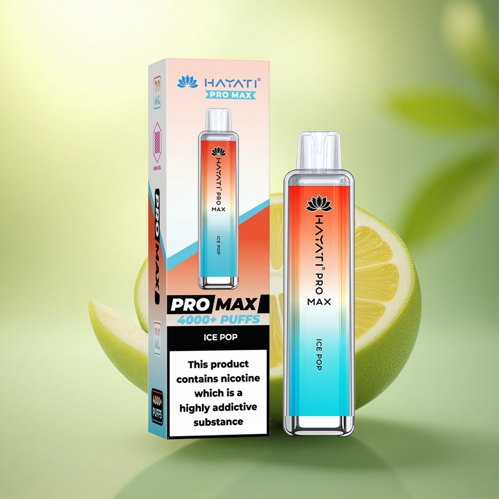 Hayati Pro Max 4000 Puffs Glace à Puffer Rechargeable 1400mAh