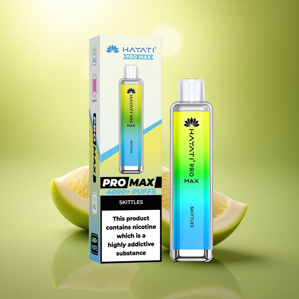 Hayati Pro Max 4000 Puffs Hayati Lumière Cristal 1400mAh 5% Nicotine