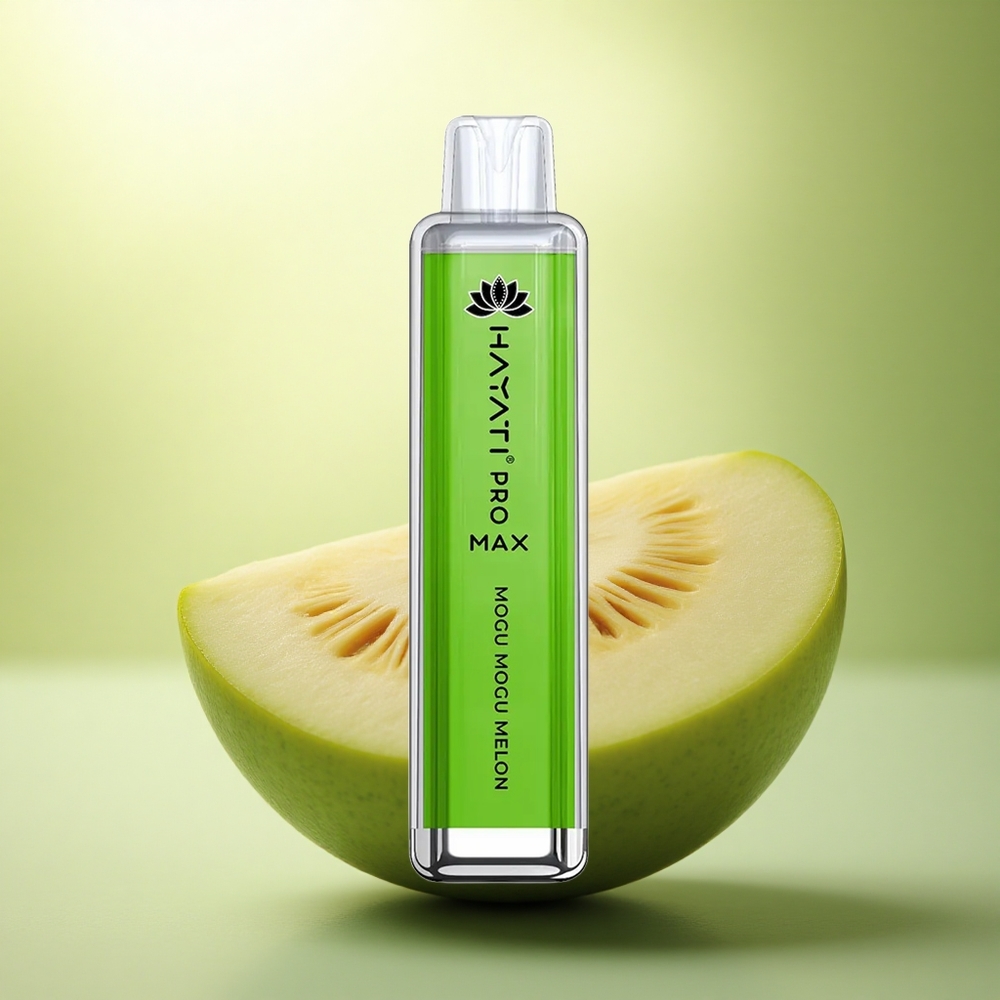Hayati Pro Max 4000 Puffs Melon Mogu Mogu Rechargeable 1400mAh Dual Mesh