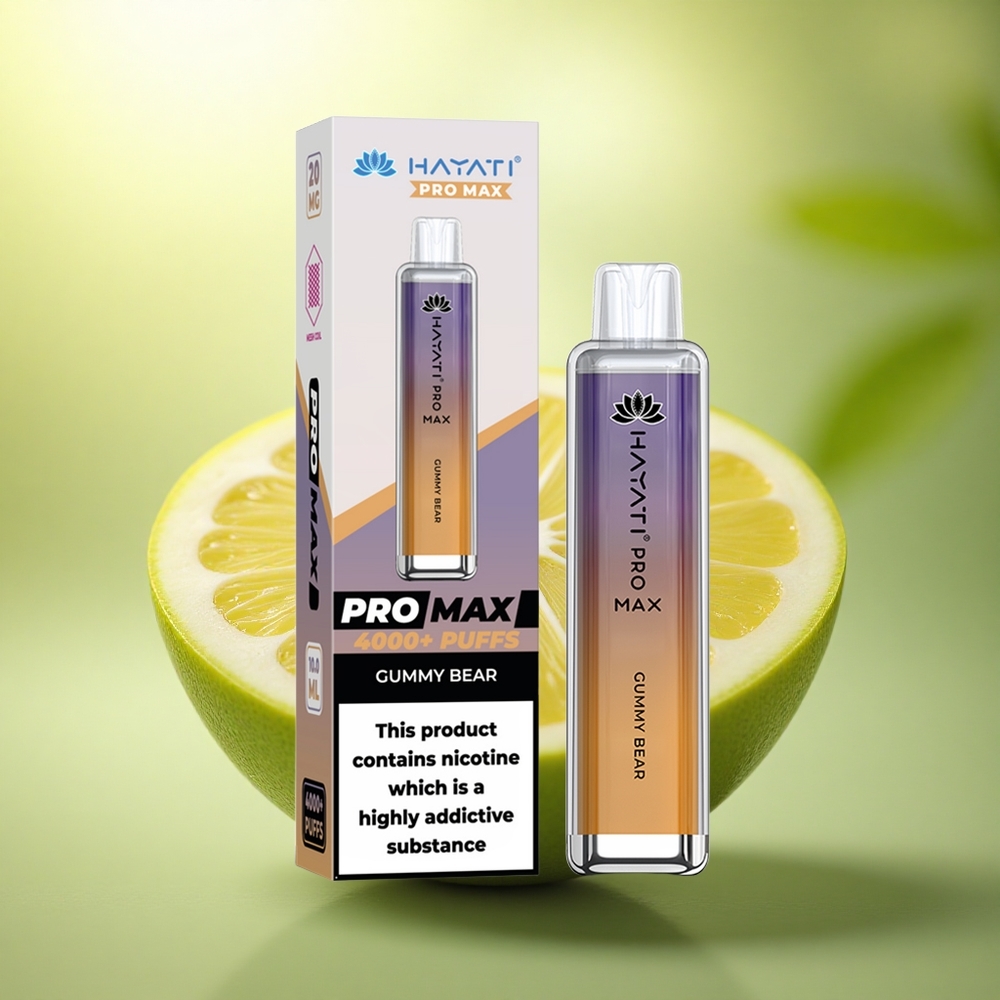 Hayati Pro Max 4000 Puffs Nounours Gélifié Rechargeable 1400mAh