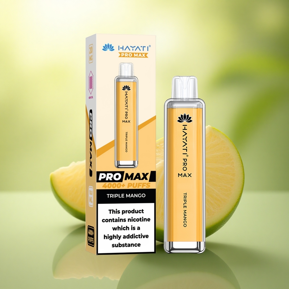 Hayati Pro Max 4000 Puffs Triple Mangue 5% Nicotine 1400mAh