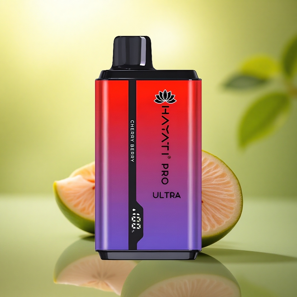 Hayati Pro Ultra 15000 Puffs Cerise Baie 850mAh 2% Nicotine