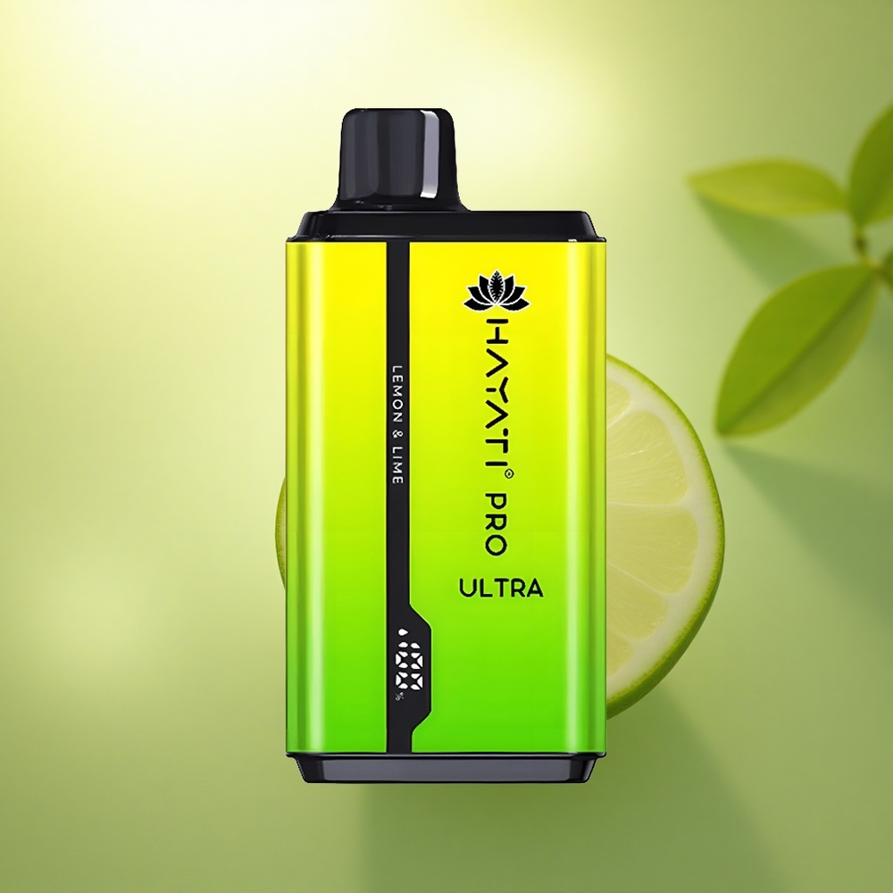 Hayati Pro Ultra 15000 Puffs Citron & Citron Vert 850mAh 2% Nicotine