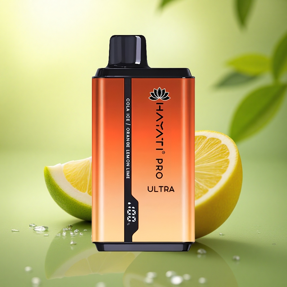 Hayati Pro Ultra 15000 Puffs Cola Glace Orange Citron Vert 850mAh 2% Nicotine