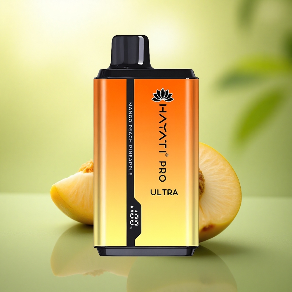 Hayati Pro Ultra 15000 Puffs Mangue Pêche Ananas 2% Nicotine 850mAh